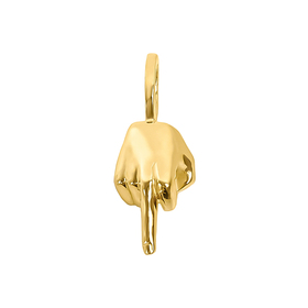 gold-plated mascot silver pendant