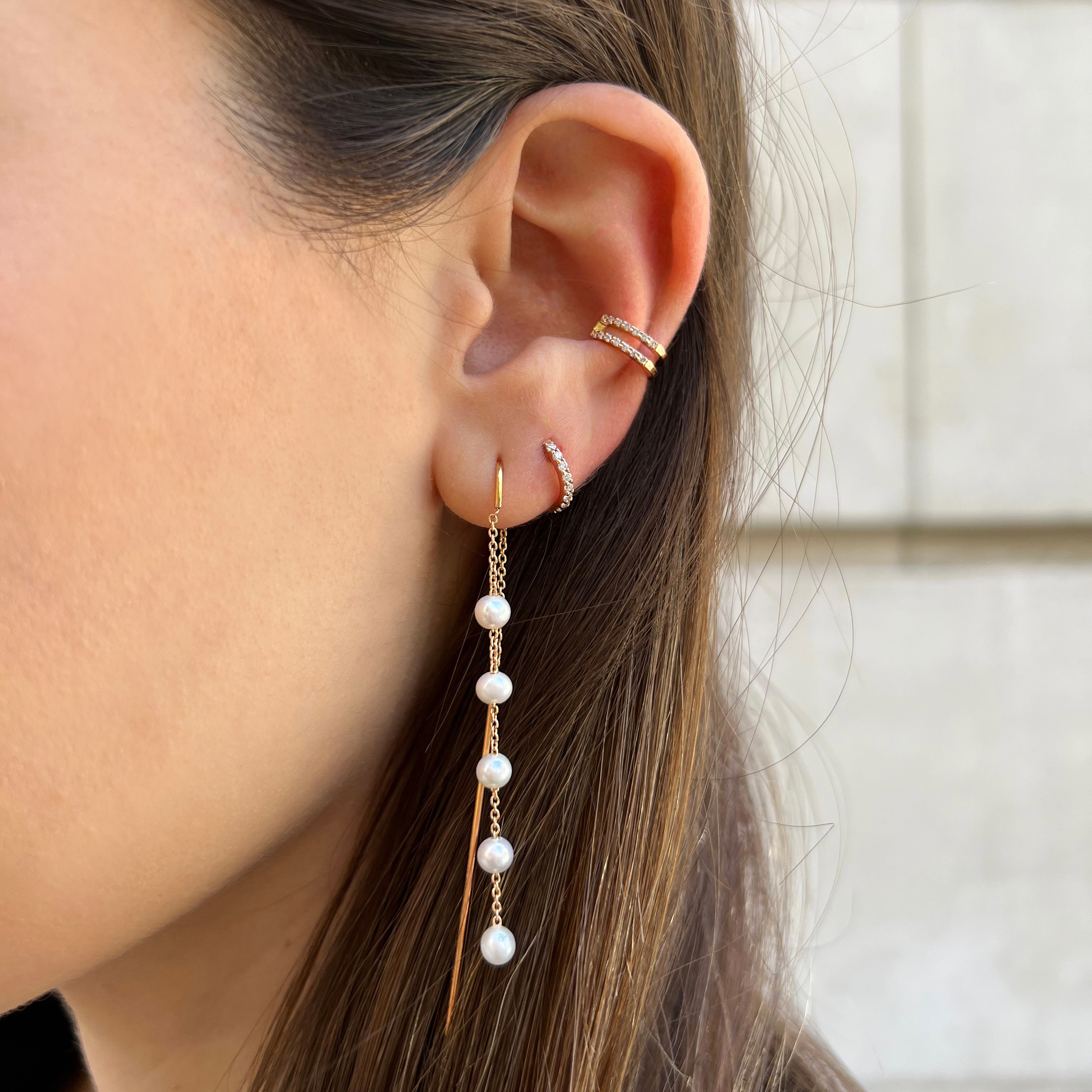 Patriotic ear cuff top