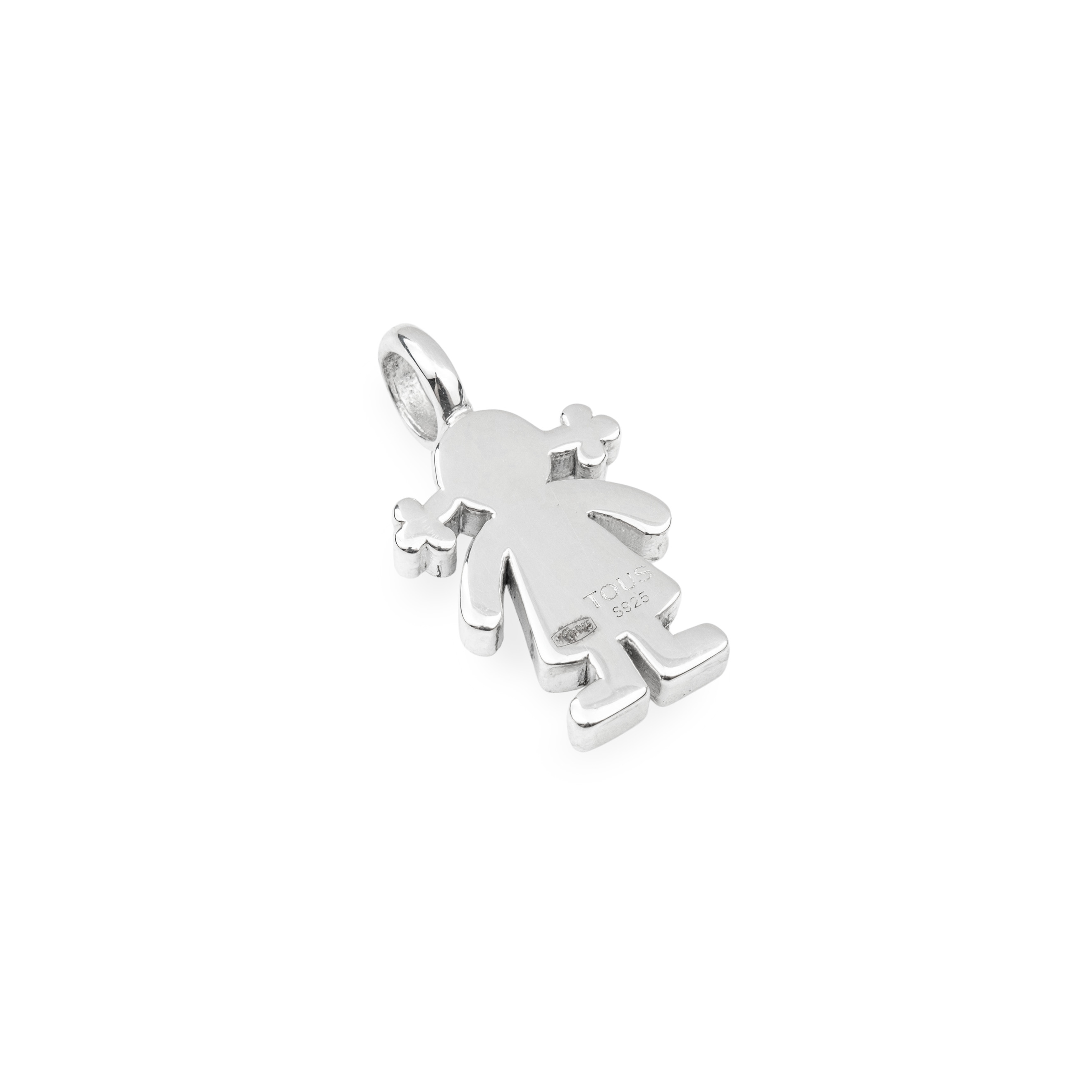 Sweet Dolls silver pendant with a silhouette of a girl – buy at Poison Drop  online store, SKU