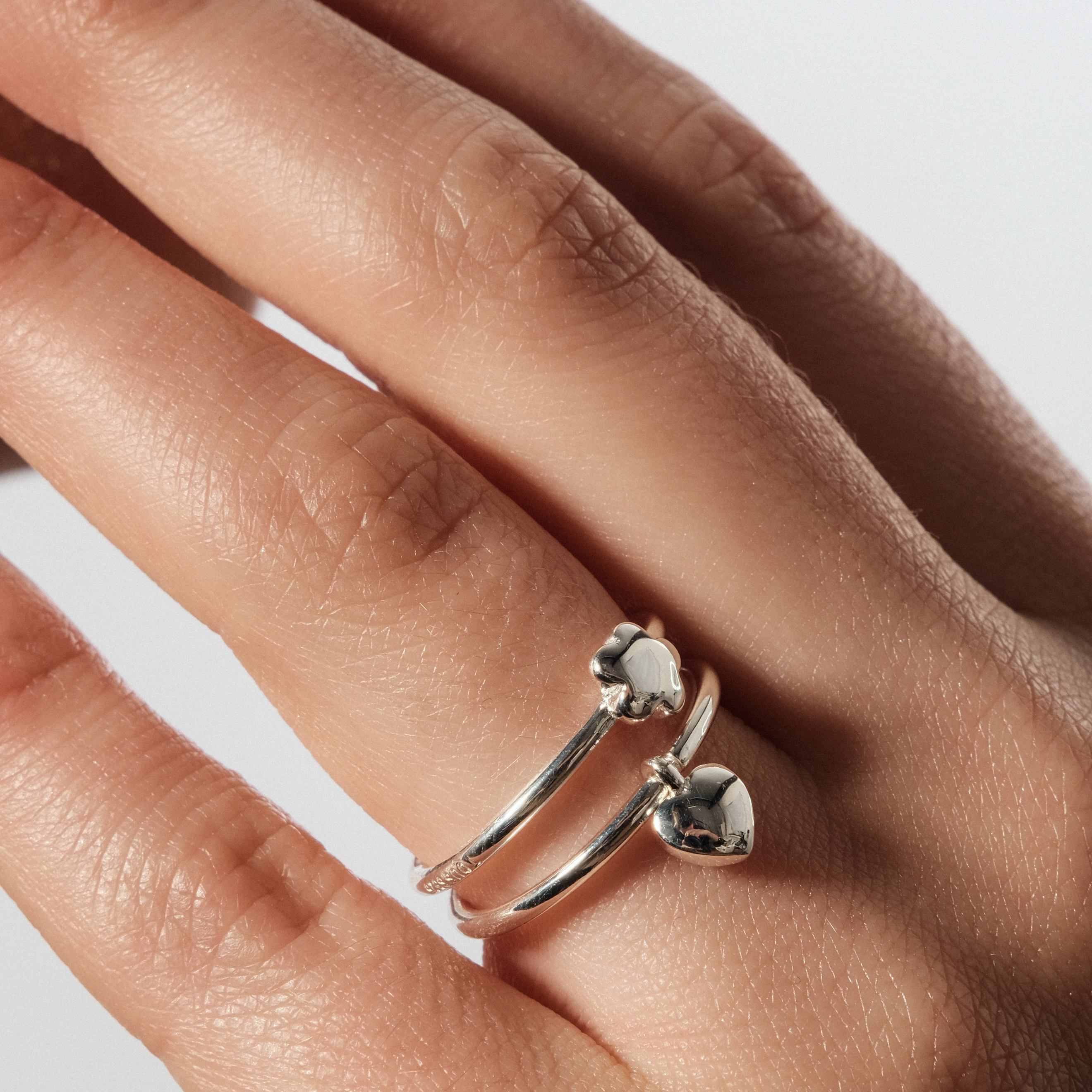 Tous silver ring hot sale