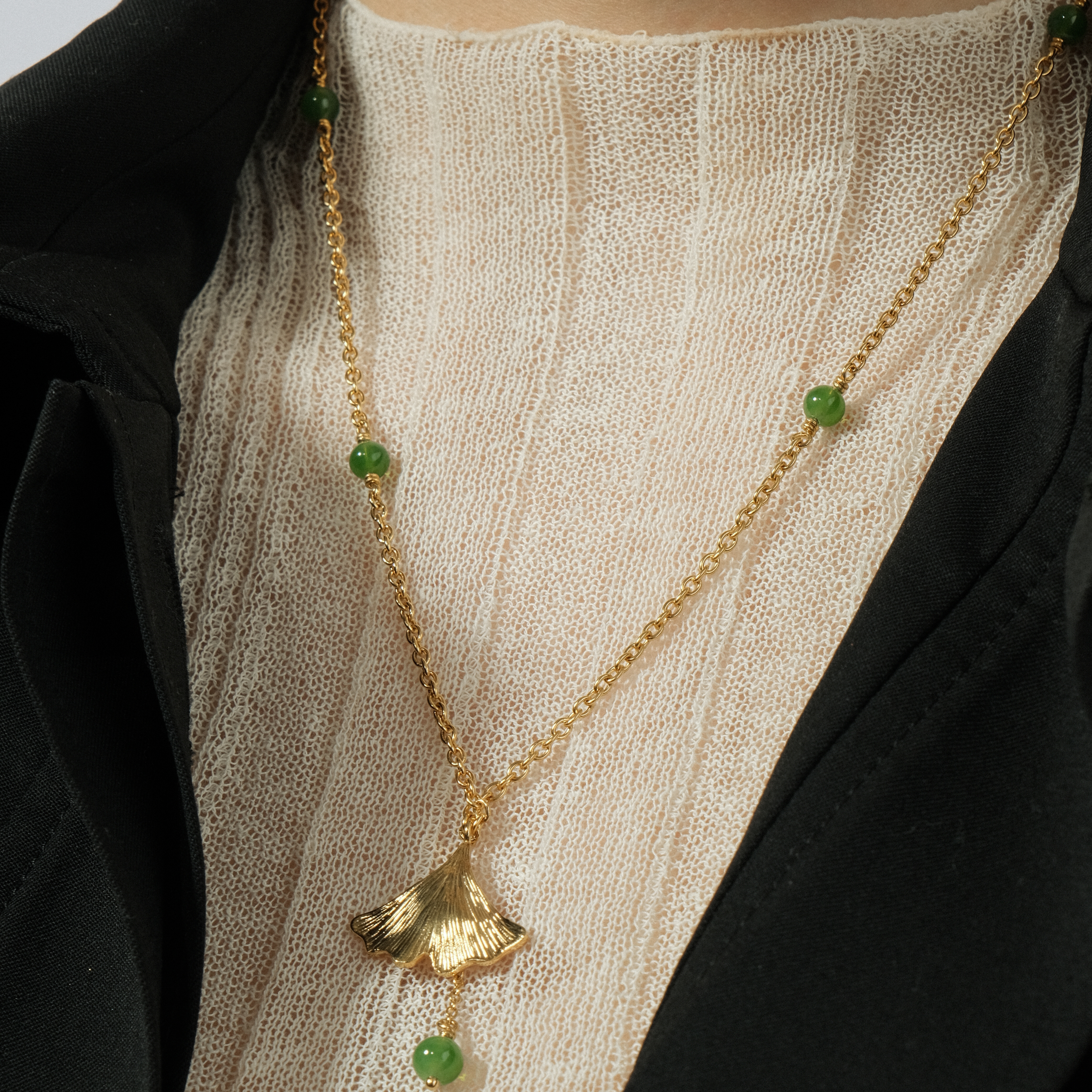 Swarovski ginkgo sales necklace