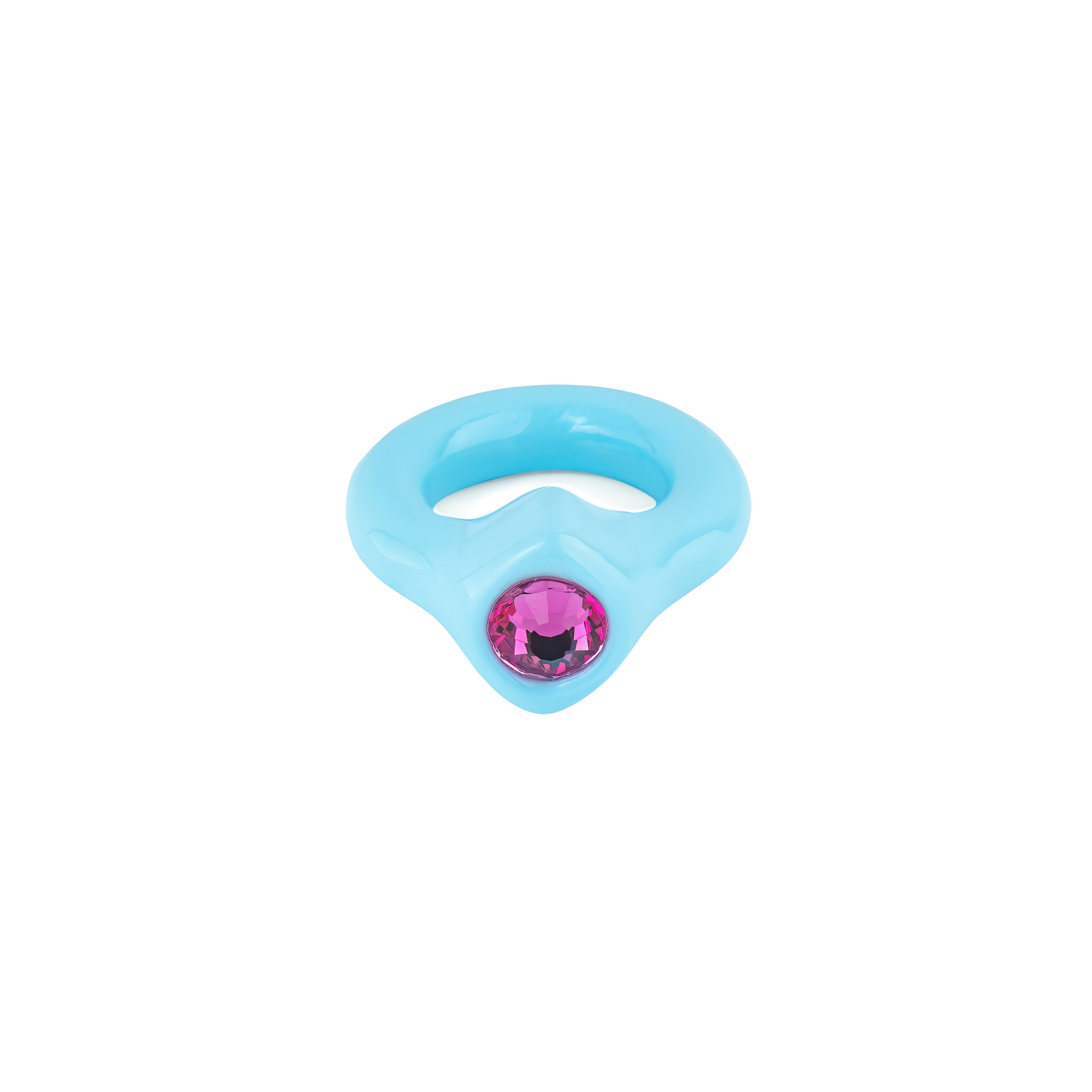Light best sale blue ring