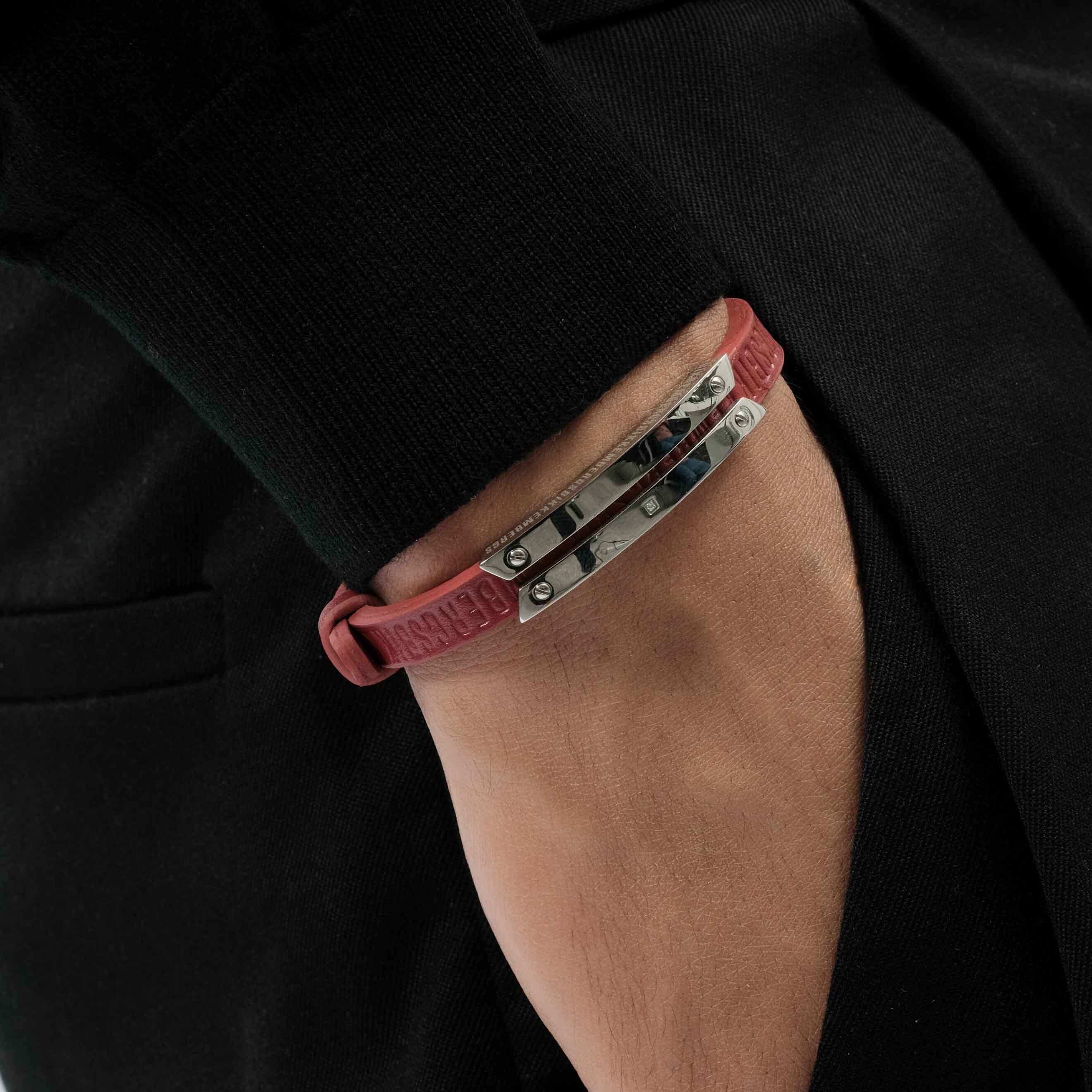 Red Bikkembergs Bracelet buy at Poison Drop online store SKU 47229