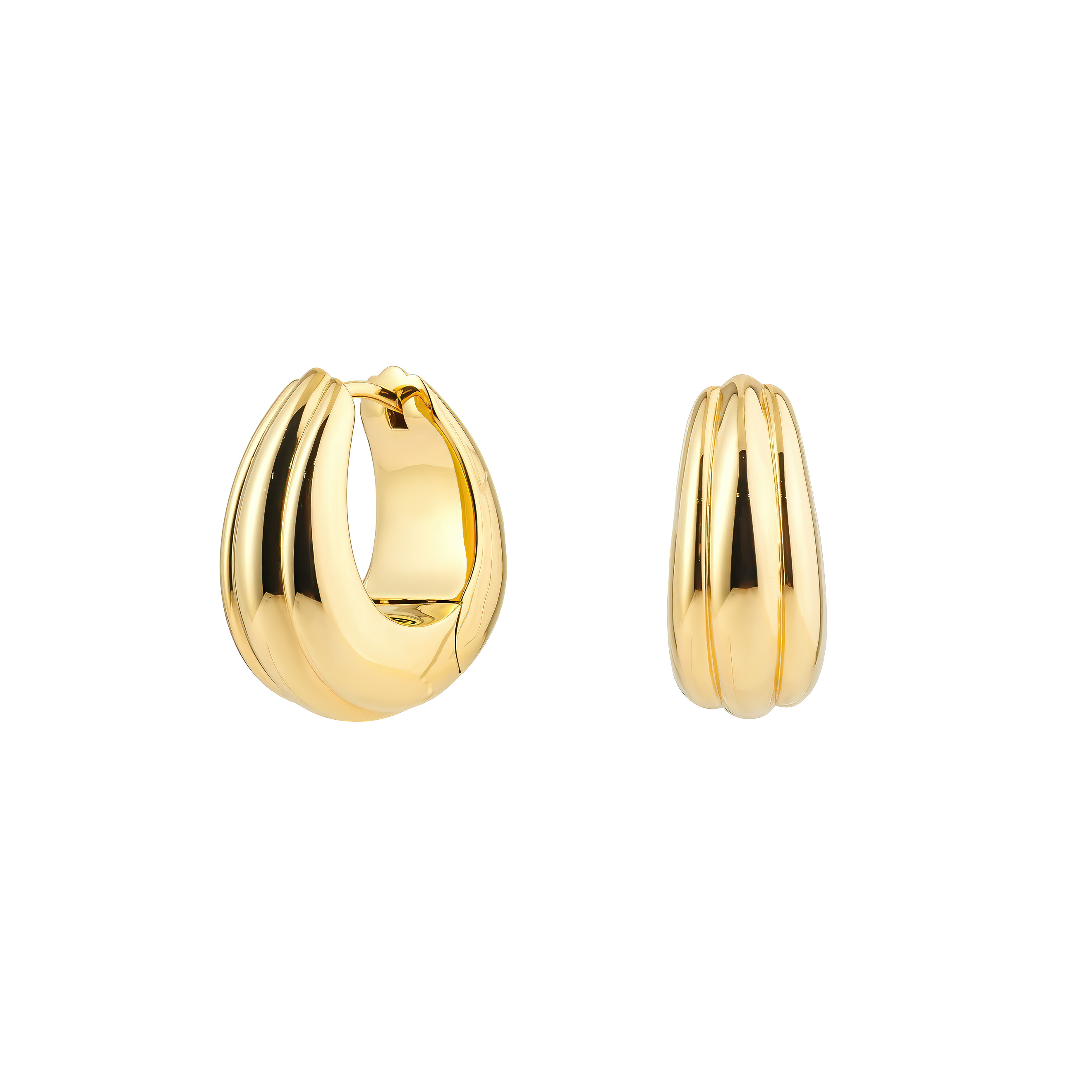 Line hot sale hoop earrings