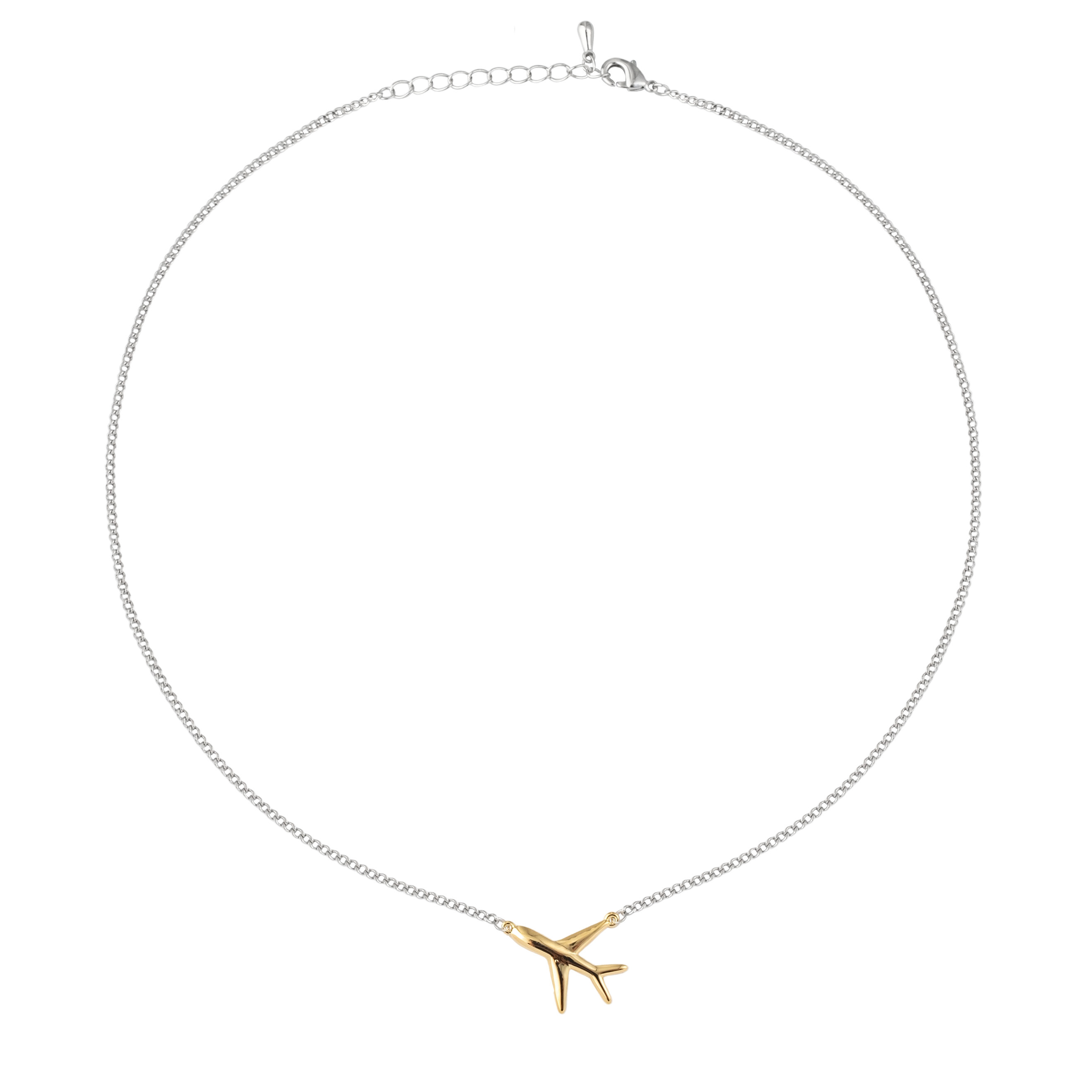 necklace with an airplane pendant – buy at Poison Drop online