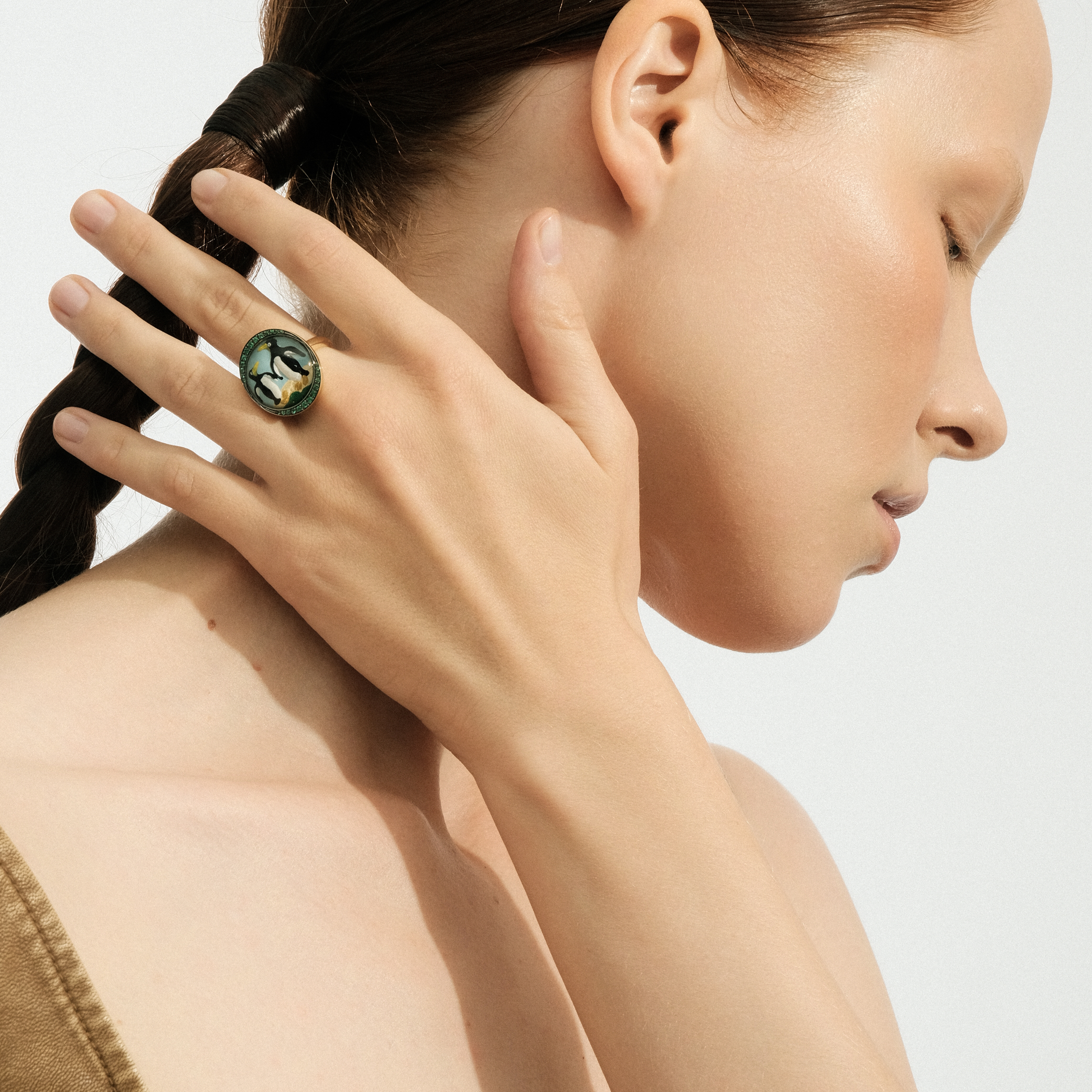 Aurora borealis engagement store ring