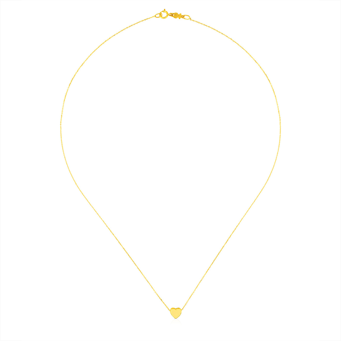 Sweet Dolls XXS necklace in yellow gold with a heart pendant – buy at  Poison Drop online store, SKU