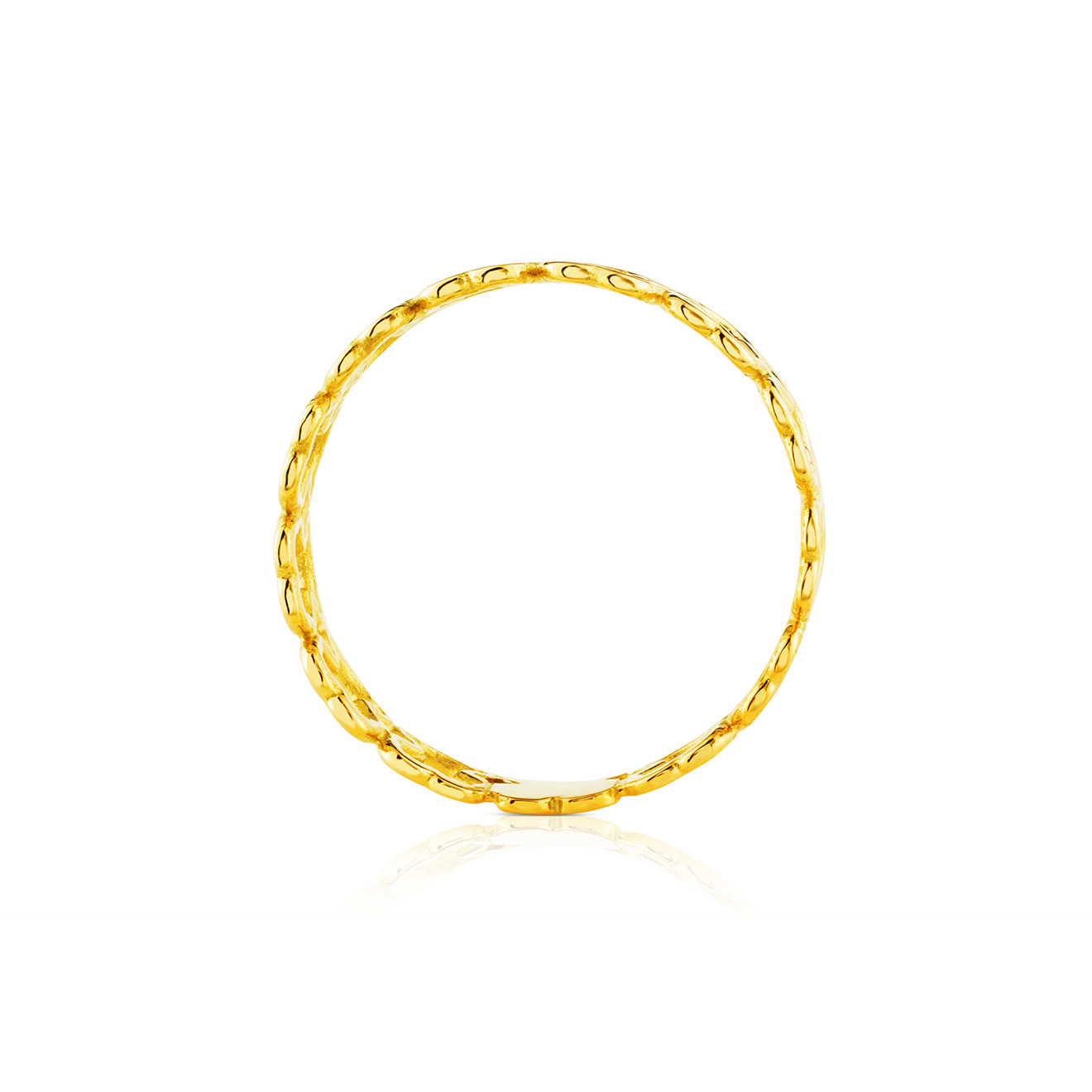 Silueta bear ring in yellow gold – buy at Poison Drop online store, SKU