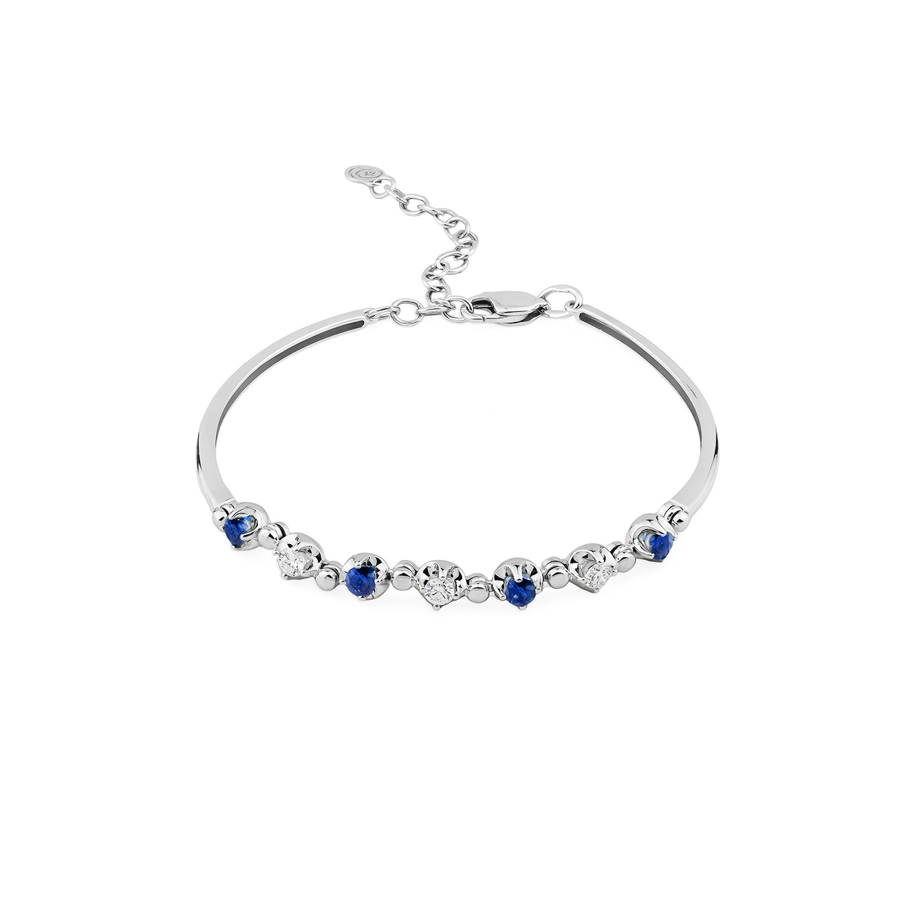 Delicate white top gold bracelet