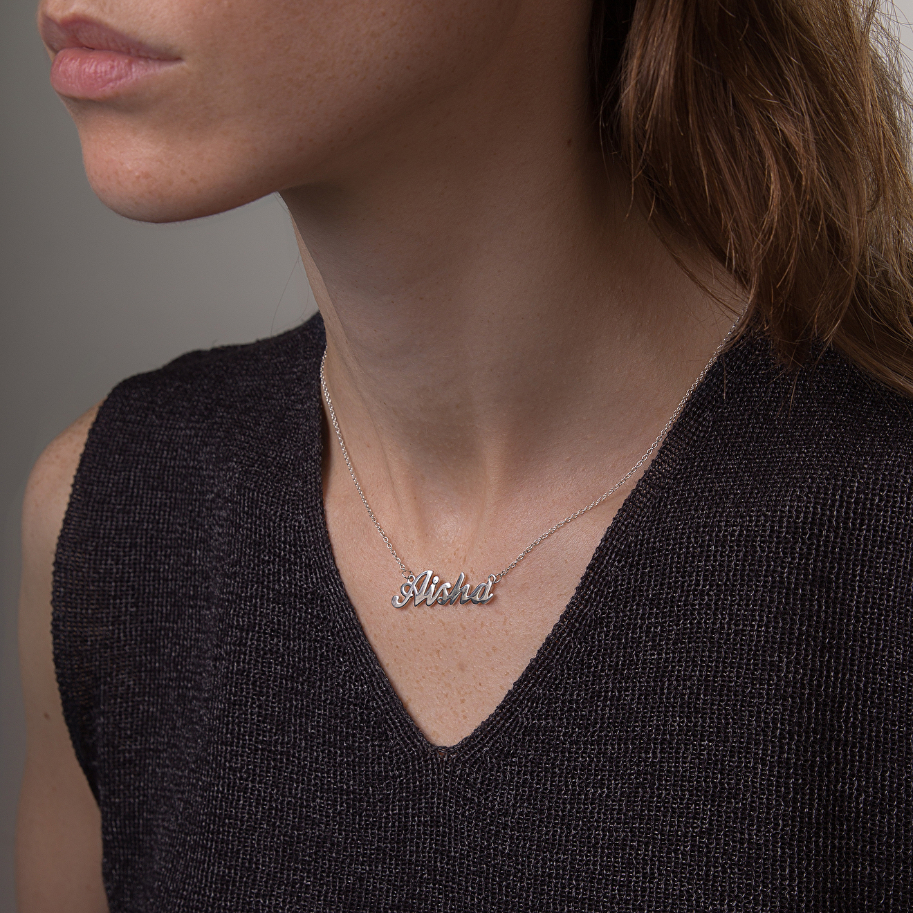 Aisha discount name necklace