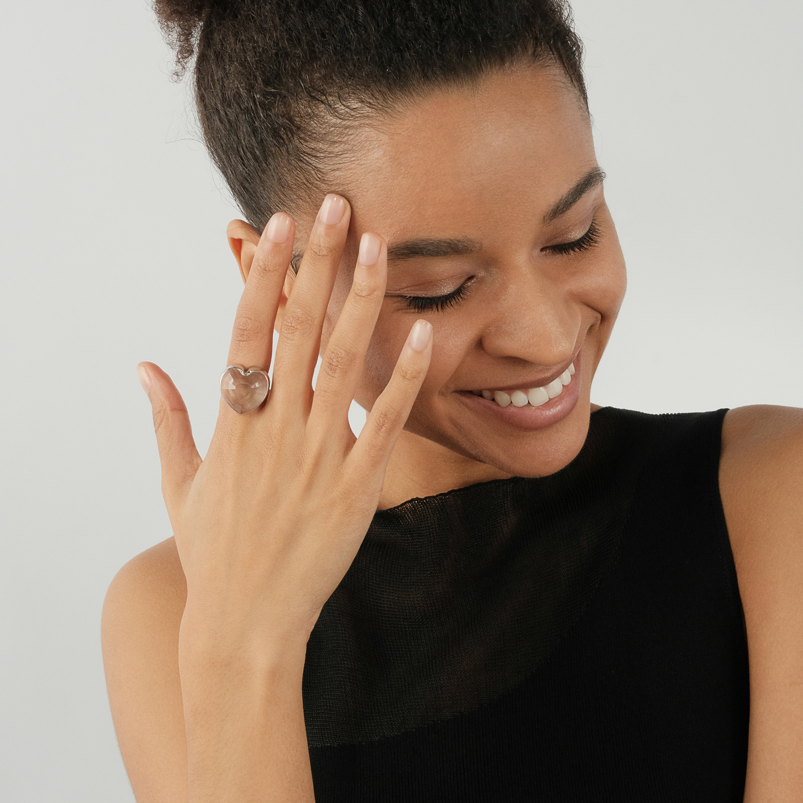 North motif outlet ring swarovski