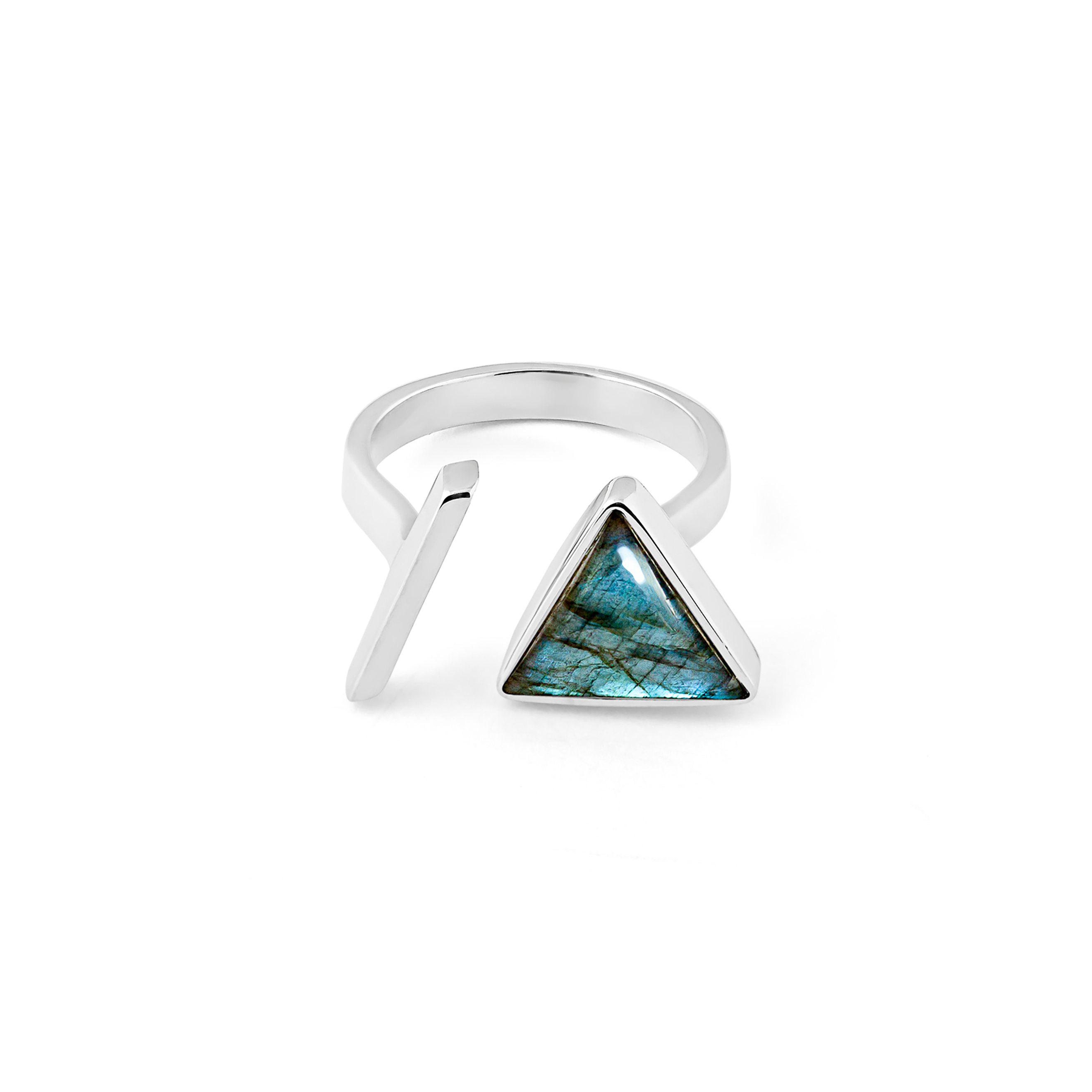 Triangle stone deals ring