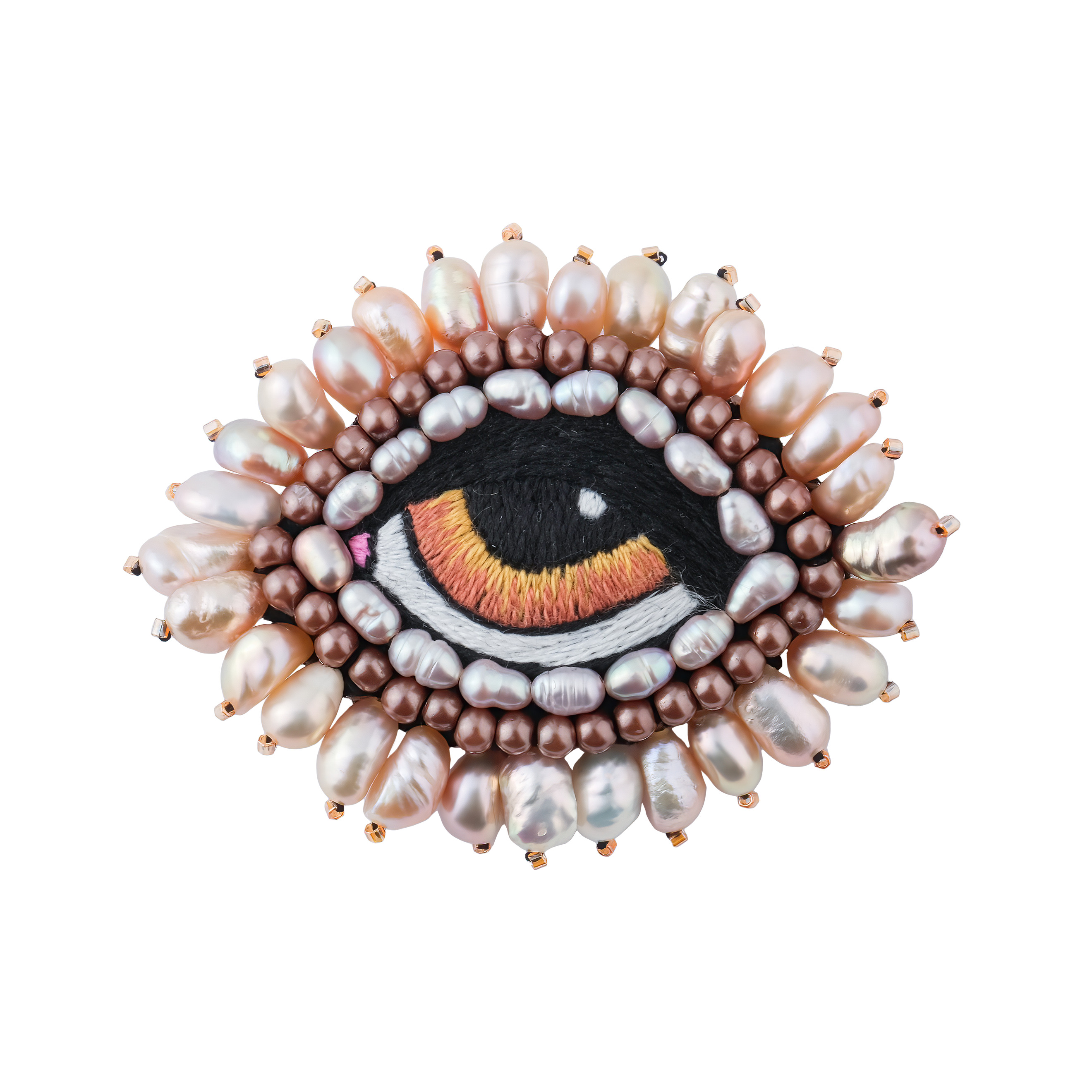 Celeste mogador store eye brooch