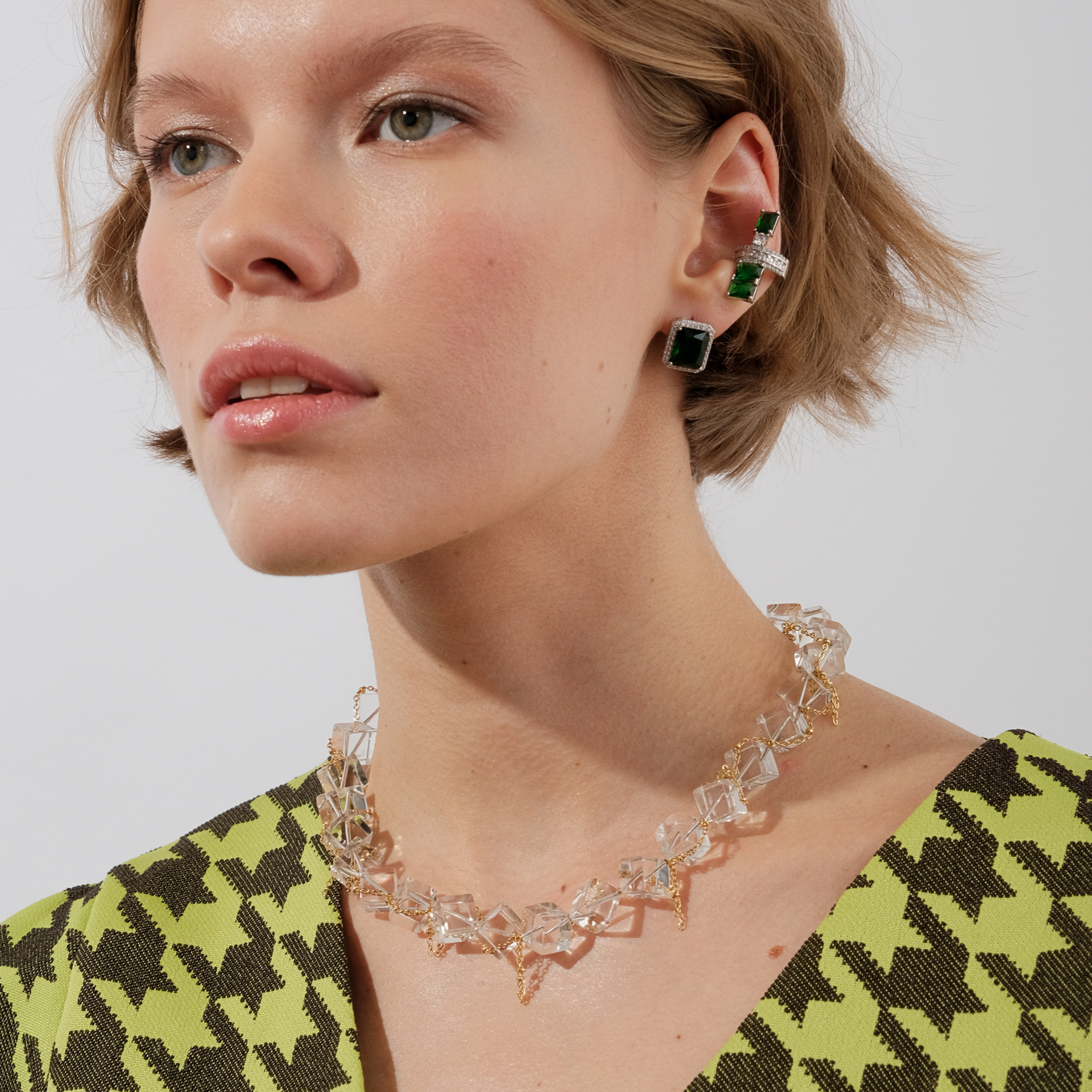 Hatley outlet baguette necklace