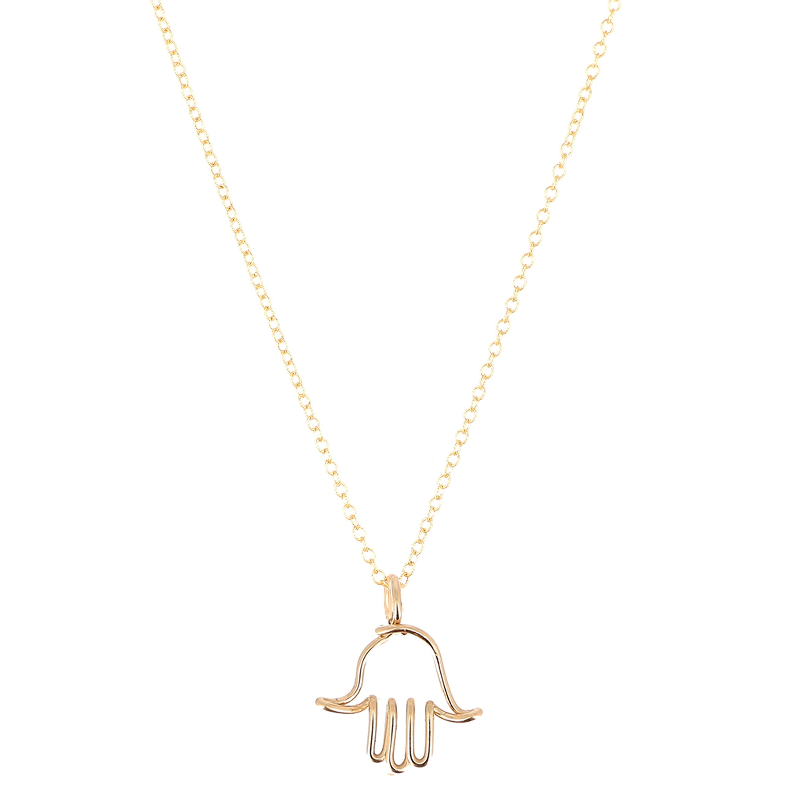 Fatima necklace clearance gold