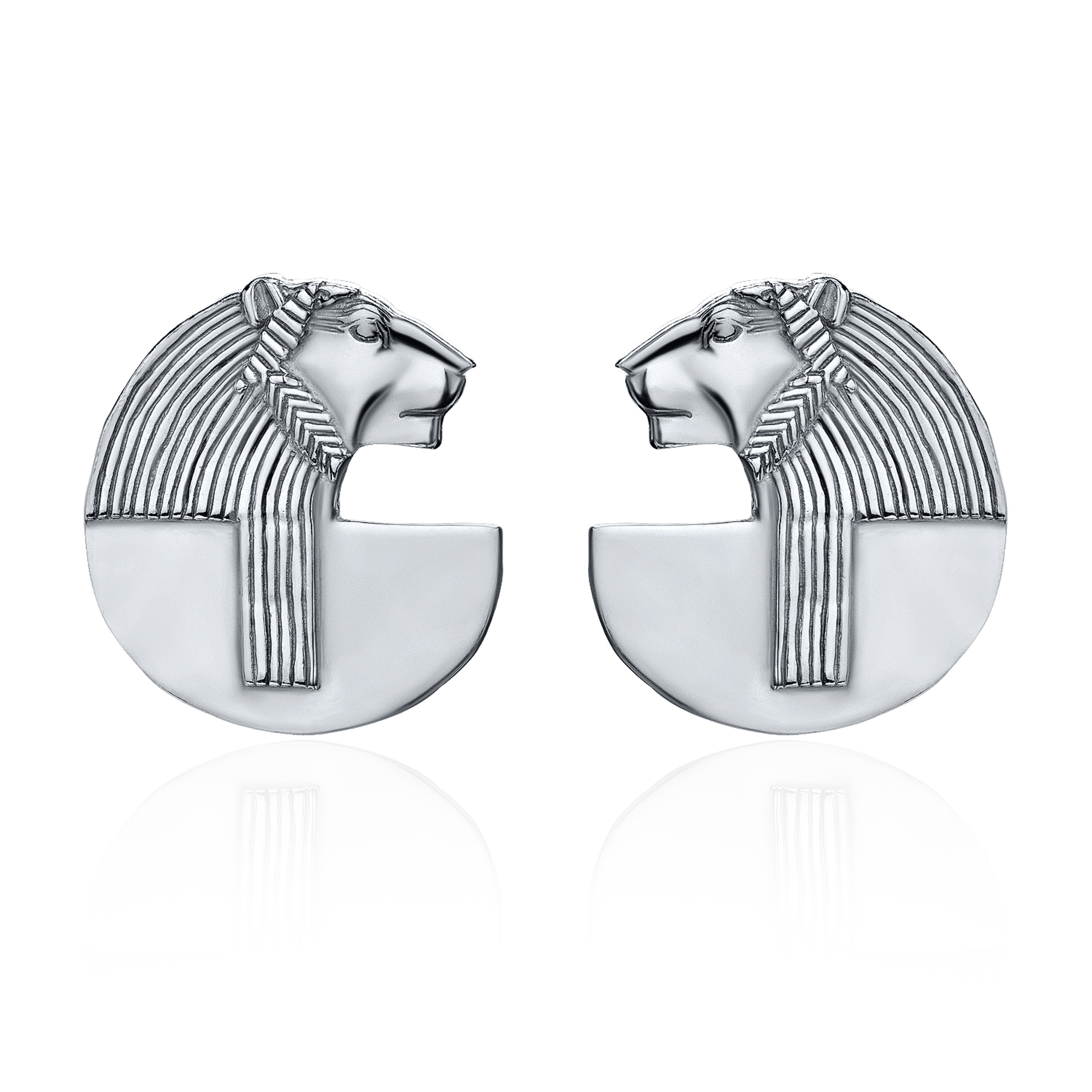 Lion earrings clearance