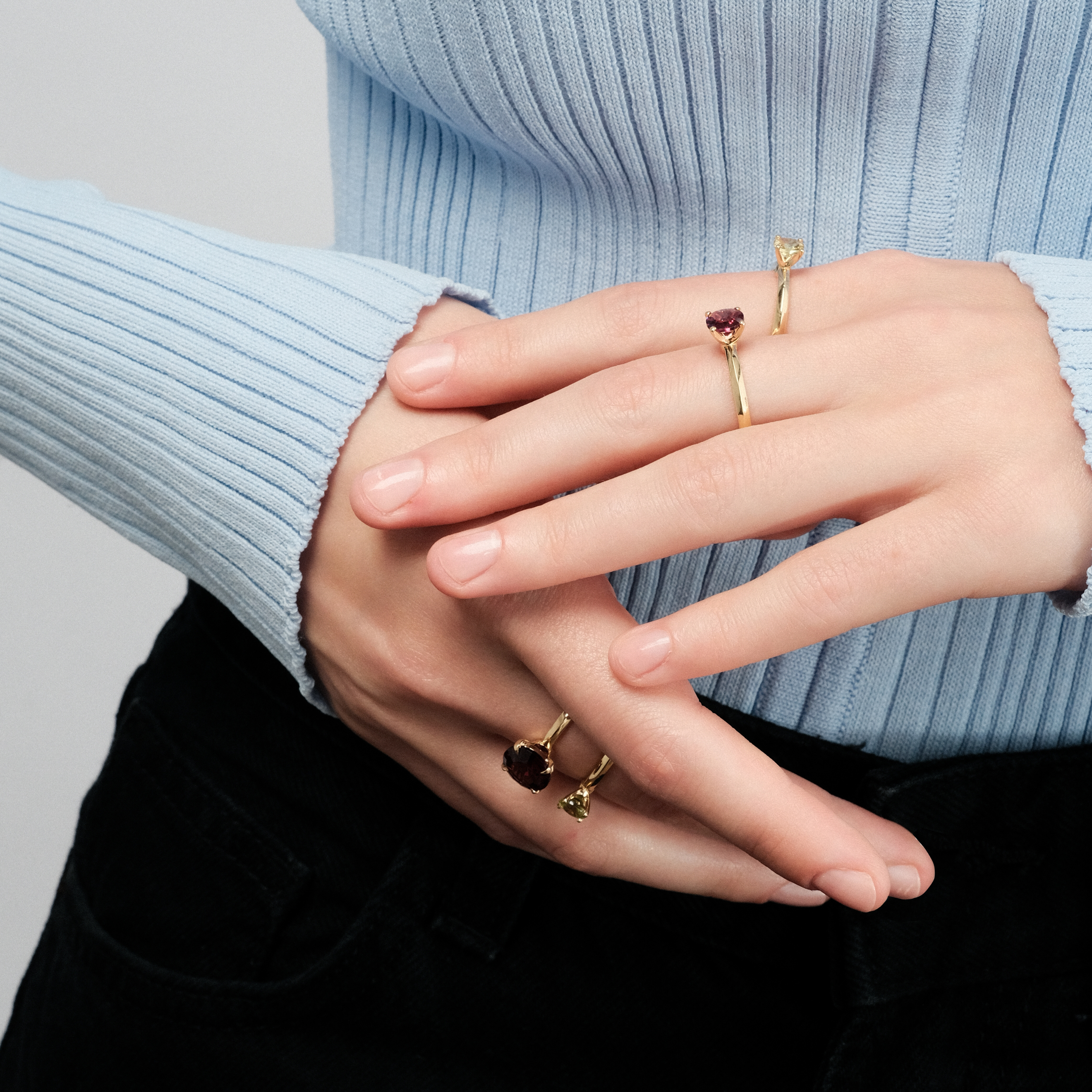 Raspberry garnet ring hot sale