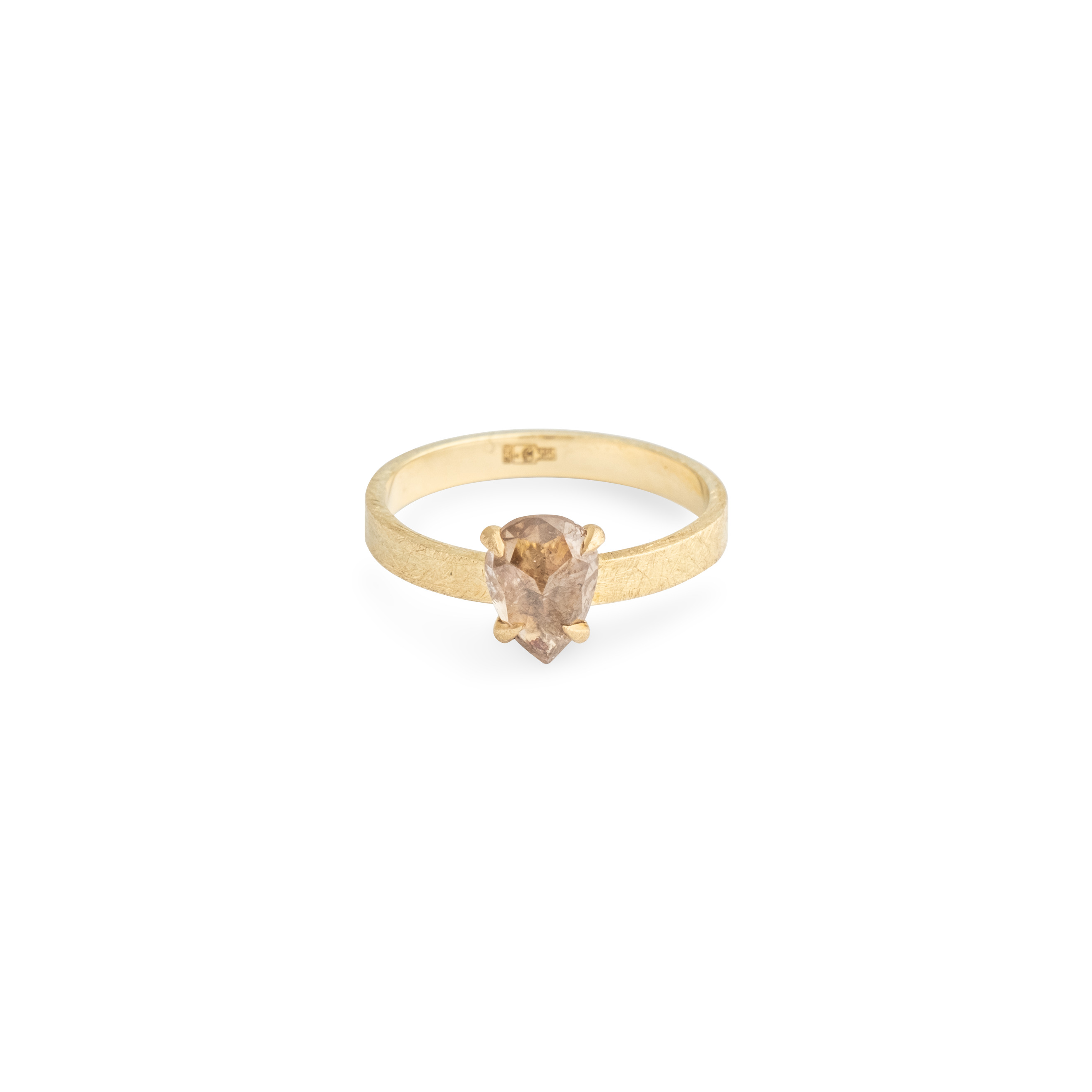 Light yellow online gold ring