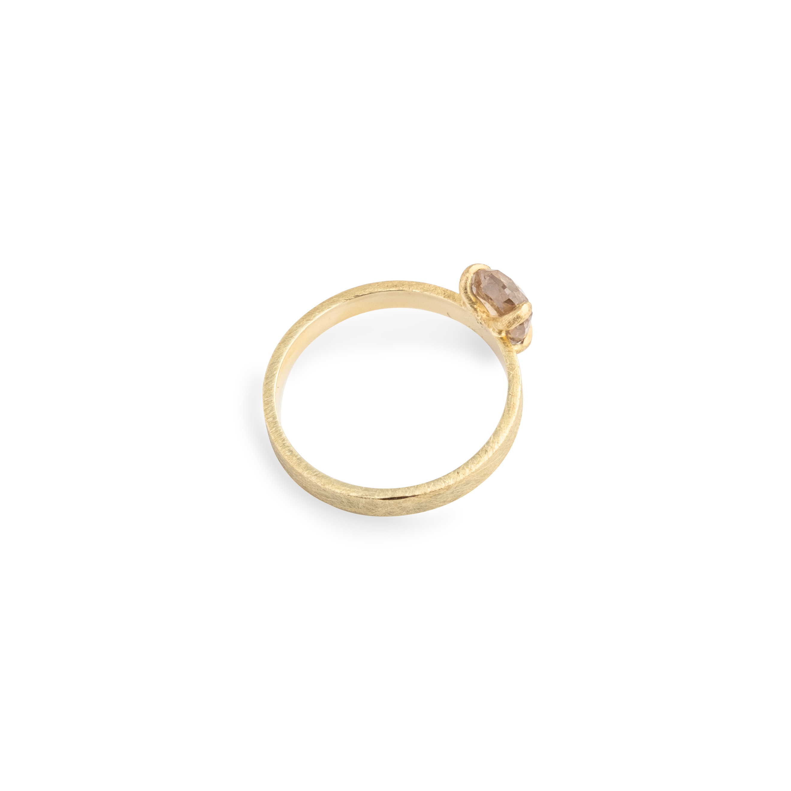 Light yellow clearance gold ring