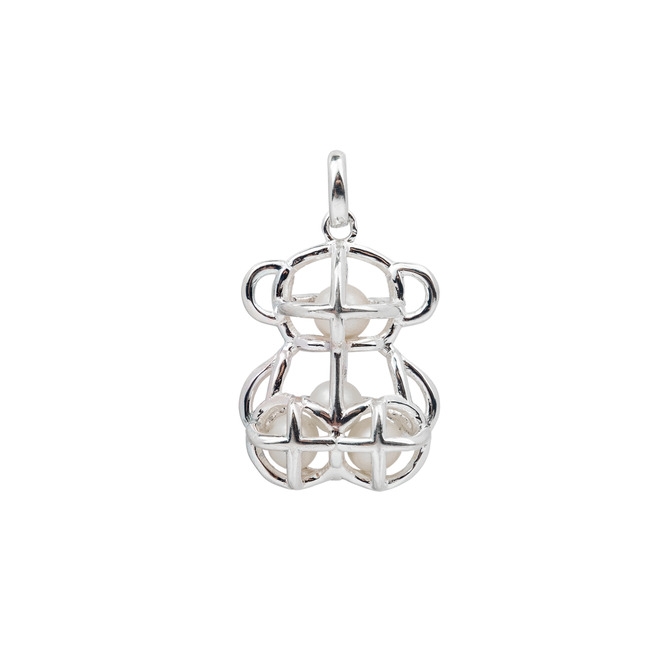 Costura Silver Pendant with Pearls – buy at Poison Drop online store, SKU